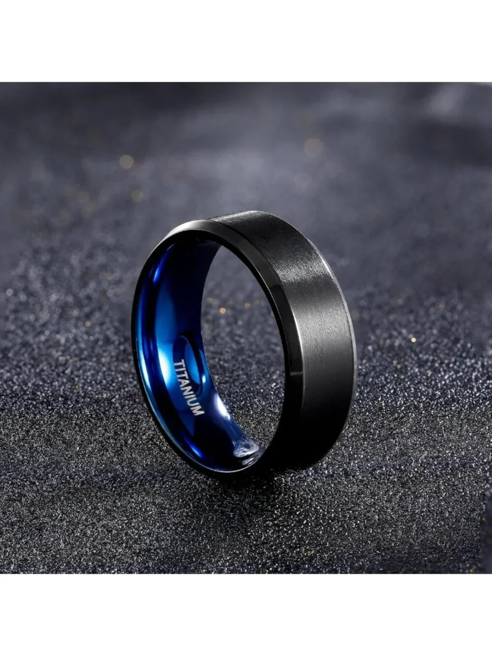 Comfort Fit Matte Titanium Wedding Bands for Men & Women - 4MM to 10MM Sizes